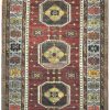 5′ x 14′ Red Fine Hand-Knotted Vintage Turkish Anatolian Runner – Traditional Wool