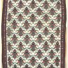 4′ x 5′ Persia Ivory Red Seneh Kilim Rug Traditional Flatwoven Wool