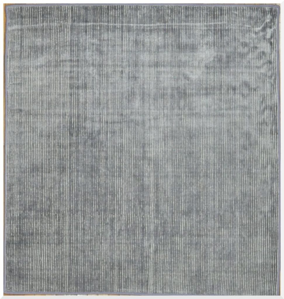5′ x 6′ Grey Hand-Knotted India Contemporary Rug – Modern Wool