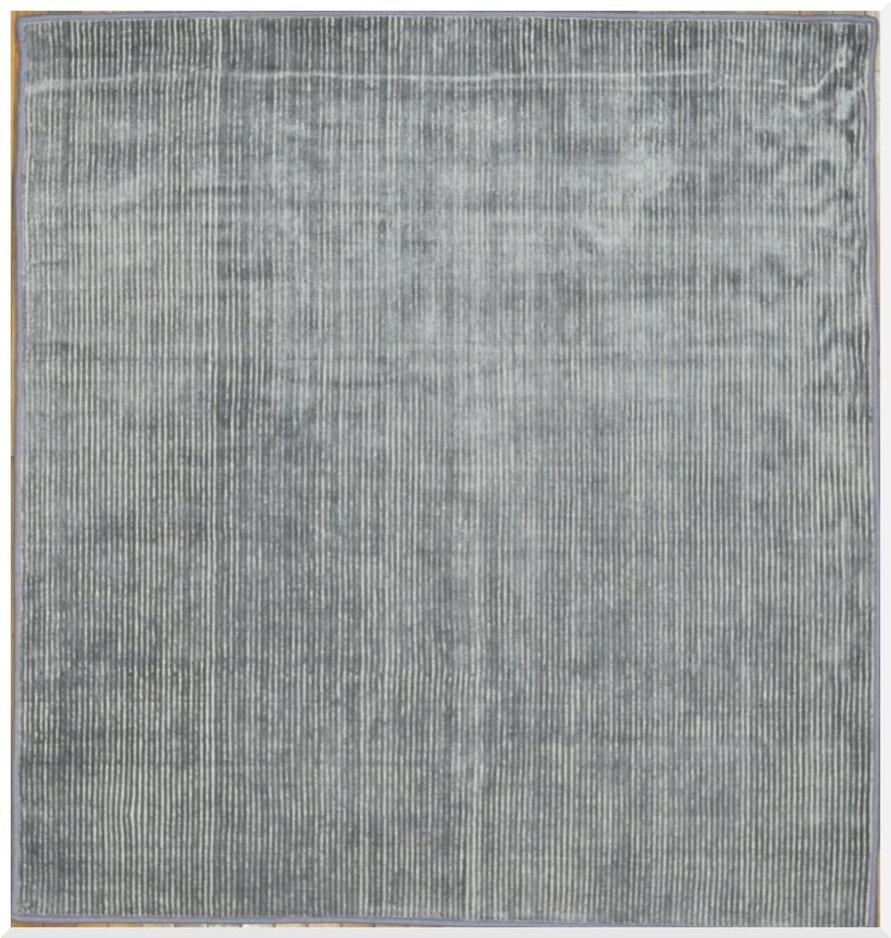 5′ x 6′ Grey Hand-Knotted India Contemporary Rug – Modern Wool 5′ x 6′ Grey Hand-Knotted India Contemporary Rug – Modern Wool