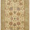 6′ x 14′ Turkish Sultanabad Design Wide & Long Hall Runner Rug – Ivory