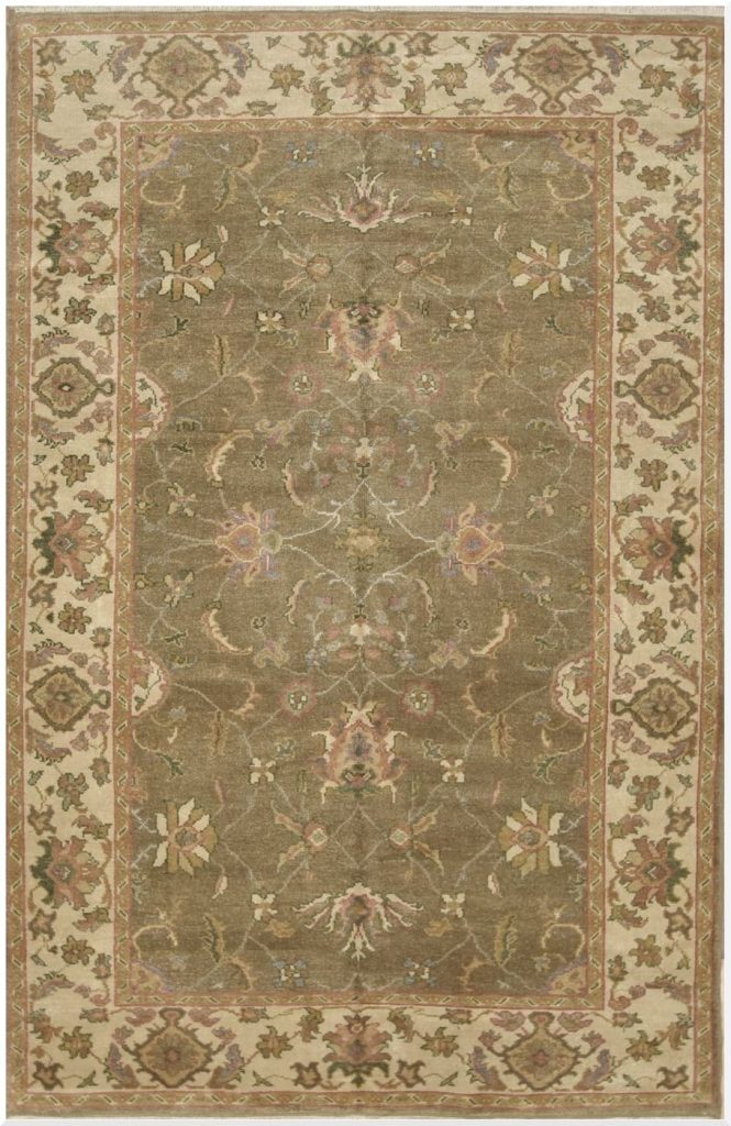 5′ x 9′ Turkey Oushack Green Oriental Rug Traditional Wool 5′ x 9′ Turkey Oushack Green Oriental Rug Traditional Wool
