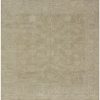 6′ x 6′ Beige Fine Hand-Knotted Pakistani Oriental Rug – Transitional Wool