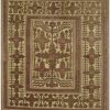 6′ x 9′ Afghan Sumack Handmade Oriental Rug – Earth Tones 6′ x 9′ Afghan Sumack Handmade Oriental Rug – Earth Tones