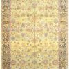 10′ x 14′ Egyptian Yellow Traditional Oriental Rug – Handmade Wool