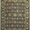 9′ x 12′ Traditional Indian Tabriz Design Handmade Oriental Rug