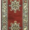 2′ x 10′ Vintage Turkish Oushak Red Runner Traditional Wool