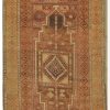 3′ x 14′ Turkish Oushak Rust Brown Vintage Runner Rug – Hand-Knotted Wool