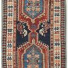3′ x 11′ Antique Tribal Persian Sarab Runner Rug – Hand-Knotted Wool, Geometric Medallions