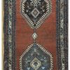 3′ x 16′ Antique Tribal Persian  Heriz (Hashtroud) Runner Rug – Rust – Hand Knotted Wool
