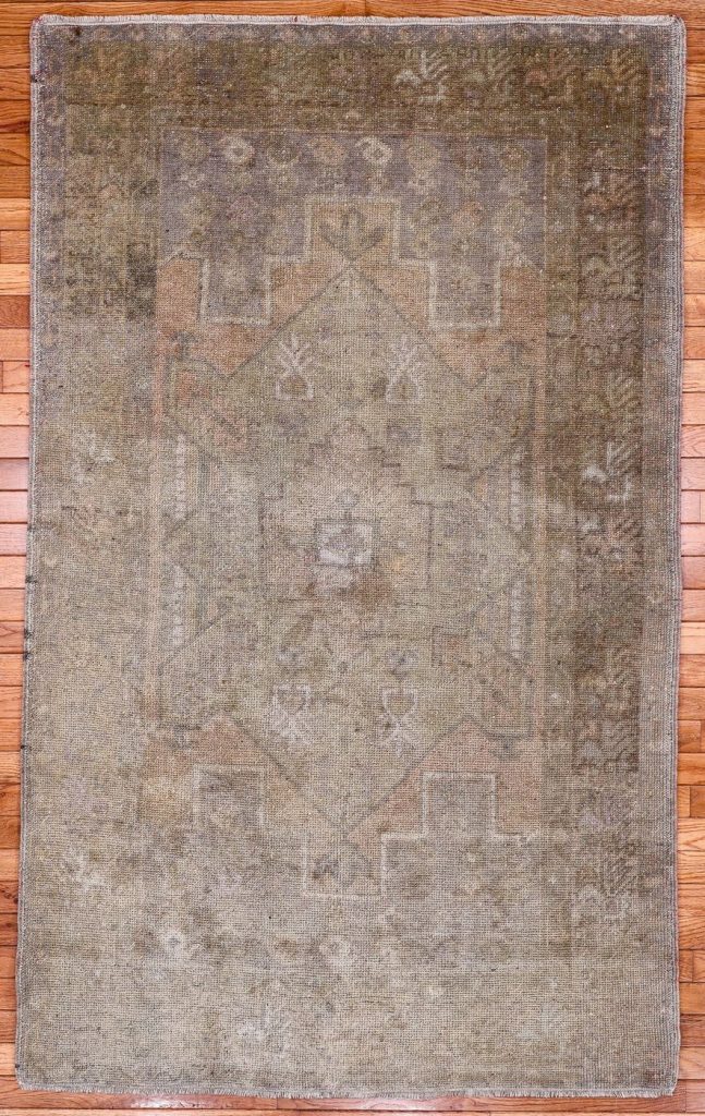 4′ x 6′ Khaki Fine Hand-Knotted Turkish Oushak Rug – Traditional Wool 4′ x 6′ Khaki Fine Hand-Knotted Turkish Oushak Rug – Traditional Wool
