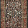 5′ x 7′ Red Fine Hand-Knotted Persian Antique Karajeh Rug – Traditional Wool