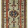 3′ x 7′ Red Fine Hand-Knotted Persian Vintage Sarab Runner Rug – Traditional Wool