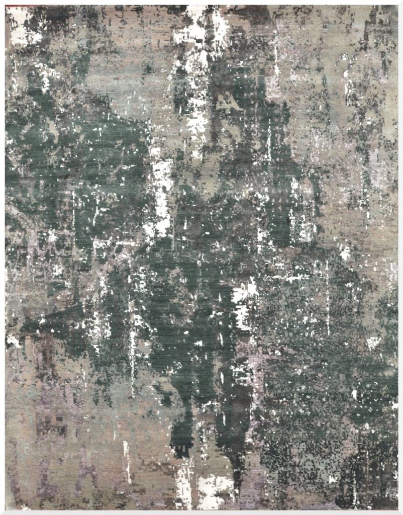 8′ x 10′ Indian Modern Abstract Contemporary Rug