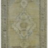 2′ x 3′ Turkish Soft Gold Gray Accent Rug Transitional Wool
