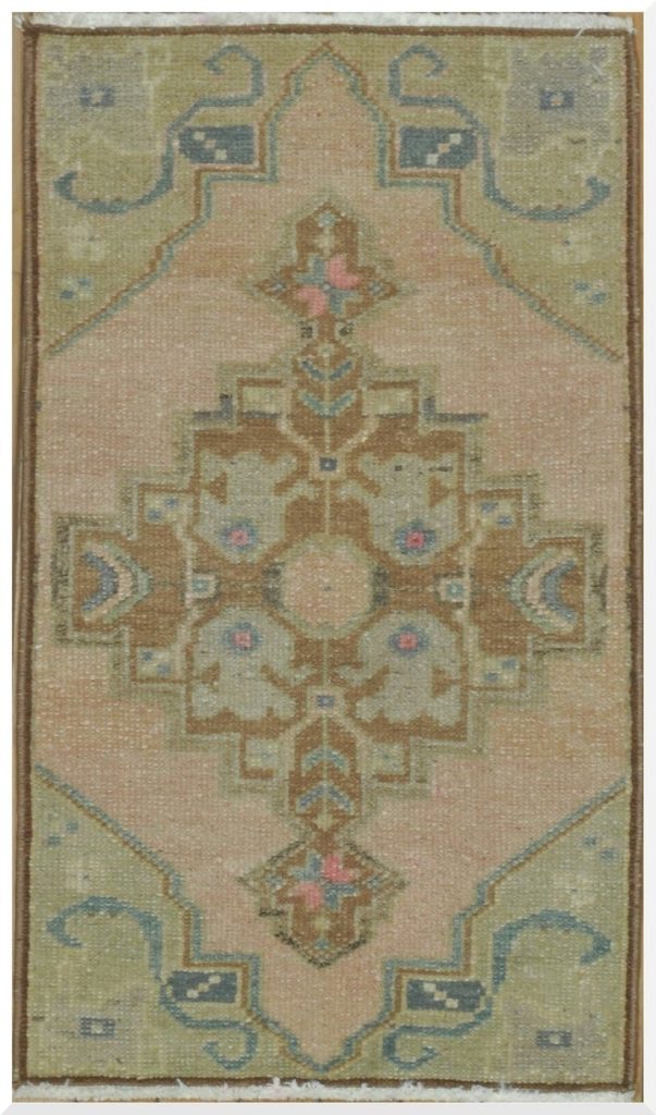 2′ x 3′ Turkish Beige Runner Rug Transitional Wool