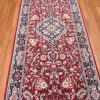 3′ x 8′ Red Fine Hand-Knotted Pakistan Kashan Design  Oriental Rug – Traditional Wool