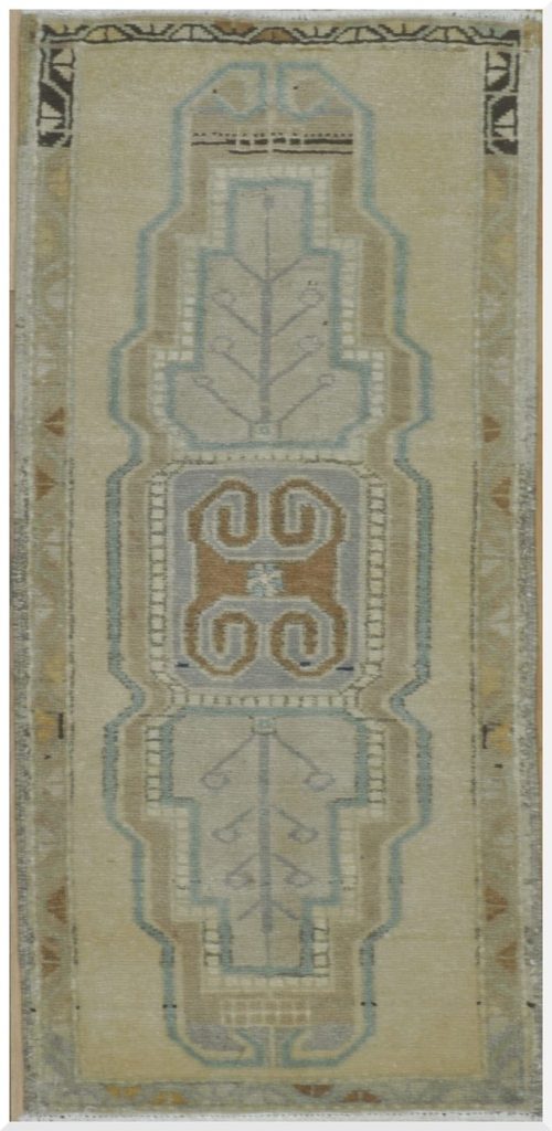 2′ x 4′ Turkish Beige Runner Rug Transitional Wool 2′ x 4′ Turkish Beige Runner Rug Transitional Wool