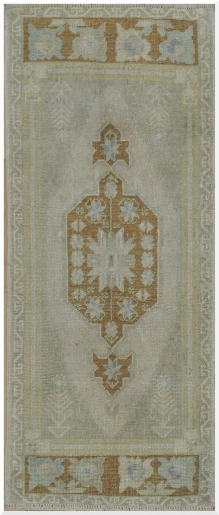 2′ x 4′ Turkish Ivory Runner Rug Transitional Wool