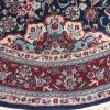 7′ x 7′ Navy Fine Round Hand-Knotted Chinese Oriental Rug – Traditional Wool
