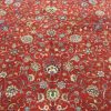 11′ x 16′ Red Fine Hand-Knotted Chinese Kashan Design Rug – Traditional Wool
