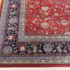 11′ x 16′ Red Fine Hand-Knotted Chinese Kashan Design Rug – Traditional Wool