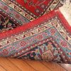 11′ x 16′ Red Fine Hand-Knotted Chinese Kashan Design Rug – Traditional Wool