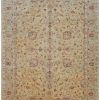 9′ x 11′ Pakistan Beige Sultanabad Rug Traditional Hand Knotted Wool
