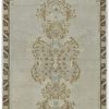 2′ x 3′ Turkish Ivory Beige Accent Rug Traditional Wool