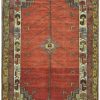 5×11 Turkish Red Vintage Rug Traditional Tribal Wool