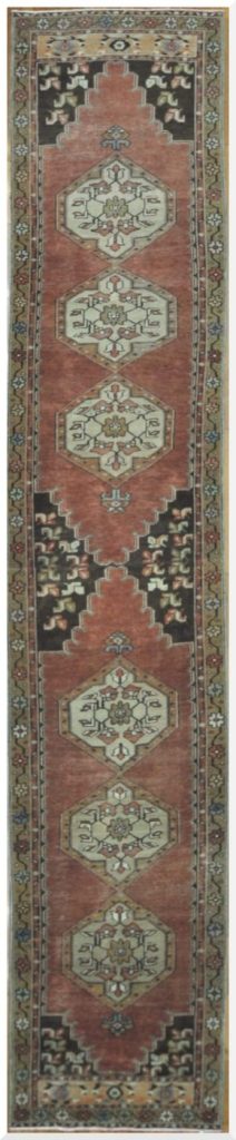 3′ x 18′ Turkish Village Runner Rug Hand Knotted Wool 3′ x 18′ Turkish Village Runner Rug Hand Knotted Wool
