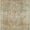 8′ x 10′ Beige Fine Hand-Knotted Turkish Rug – Transitional Wool
