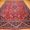 11′ x 17′ Red Fine Hand-Knotted Persian Mahal – Traditional Wool