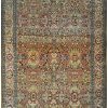 10′ x 16′ Antique Persian Isfahan Rug Hand-Knotted Wool