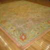11′ x 13′ Salmon Fine Hand-Knotted Indian Agra Rug – Traditional Wool and Cotton