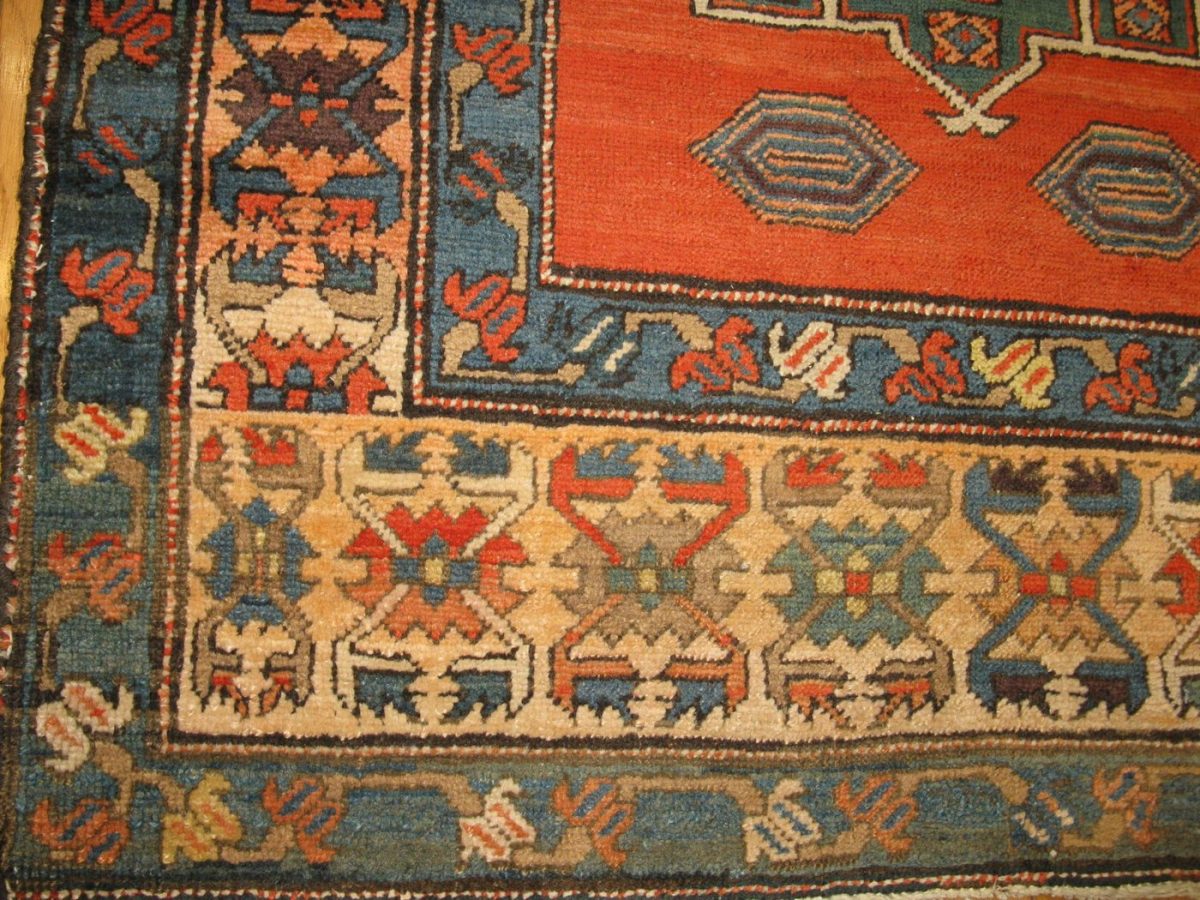 4′ x 14′ Red Fine Hand-Knotted Persian Bakhashayesh Runner – Traditional Wool