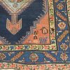 3′ x 14′ Navy Fine Hand-Knotted Caucasian Tribal Runner – Traditional Wool