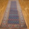3′ x 11′ Navy Fine Hand-Knotted Persian Kurdish Runner – Traditional Wool