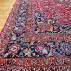 12′ x 17′ Red Fine Hand-Knotted Vintage Persian Mashad – Traditional Wool