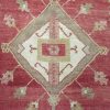 5′ x 10′ Red Fine Hand-Knotted Turkish Vintage Rug – Transitional Tribal Wool
