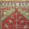 5′ x 10′ Red Fine Hand-Knotted Turkish Vintage Rug – Transitional Tribal Wool
