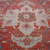 13′ x 14′ Terracotta Fine Hand-Knotted Persian Serapi Rug – Traditional Wool