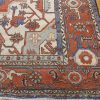 13′ x 14′ Terracotta Fine Hand-Knotted Persian Serapi Rug – Traditional Wool