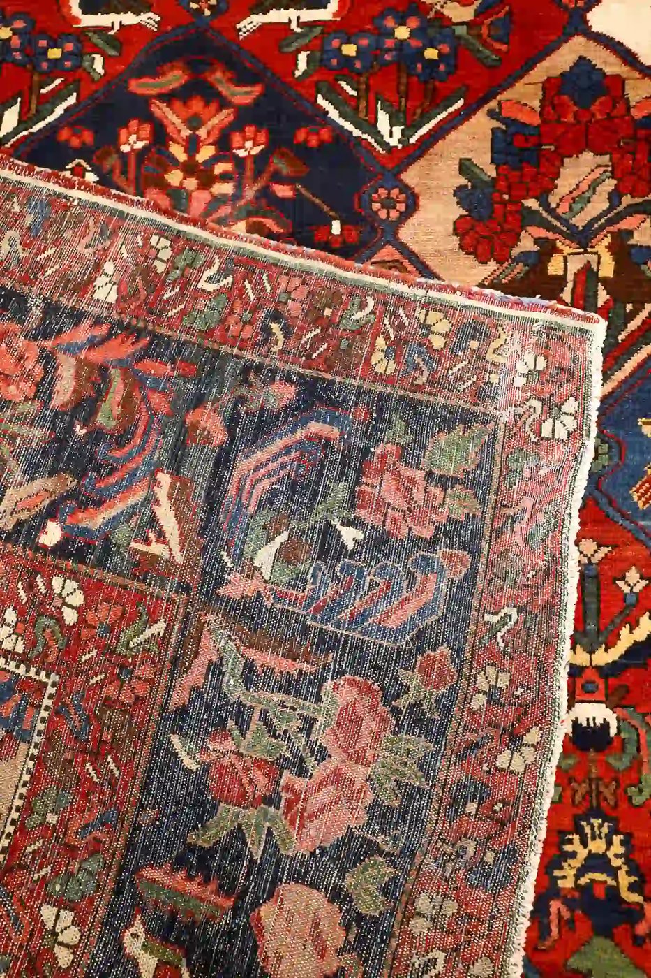 12′ x 16′ Red Fine Hand-Knotted Persian Bakhtiari – Traditional Wool