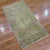 2′ x 3′ Beige Fine Hand-Knotted Turkish Vintage Rug – Transitional Wool