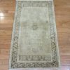 2′ x 3′ Beige Fine Hand-Knotted Turkish Vintage Rug – Transitional Wool