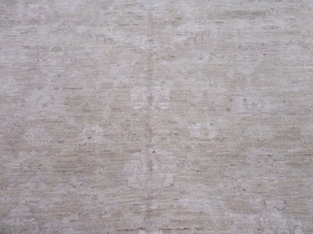 6′ x 6′ Beige Fine Hand-Knotted Pakistani Oriental Rug – Transitional Wool