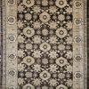 4′ x 10′ Beige Fine Hand-Knotted Vintage Egyptian Agra Runner – Traditional Wool - 1 4′ x 10′ Beige Fine Hand-Knotted Vintage Egyptian Agra Runner – Traditional Wool