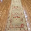 3′ x 22′ Beige Fine Hand-Knotted Turkish Vintage Runner – Transitional Wool