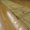 3′ x 22′ Beige Fine Hand-Knotted Turkish Vintage Runner – Transitional Wool